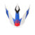 034 - Alb / Blue / Rosu